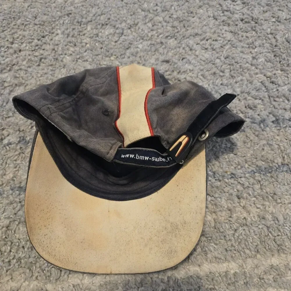 BMW SAUBER F1 TEAM CAP VINTAGE Gray CAP FORMULA 1 HAT  CAP - Picture 5 of 11